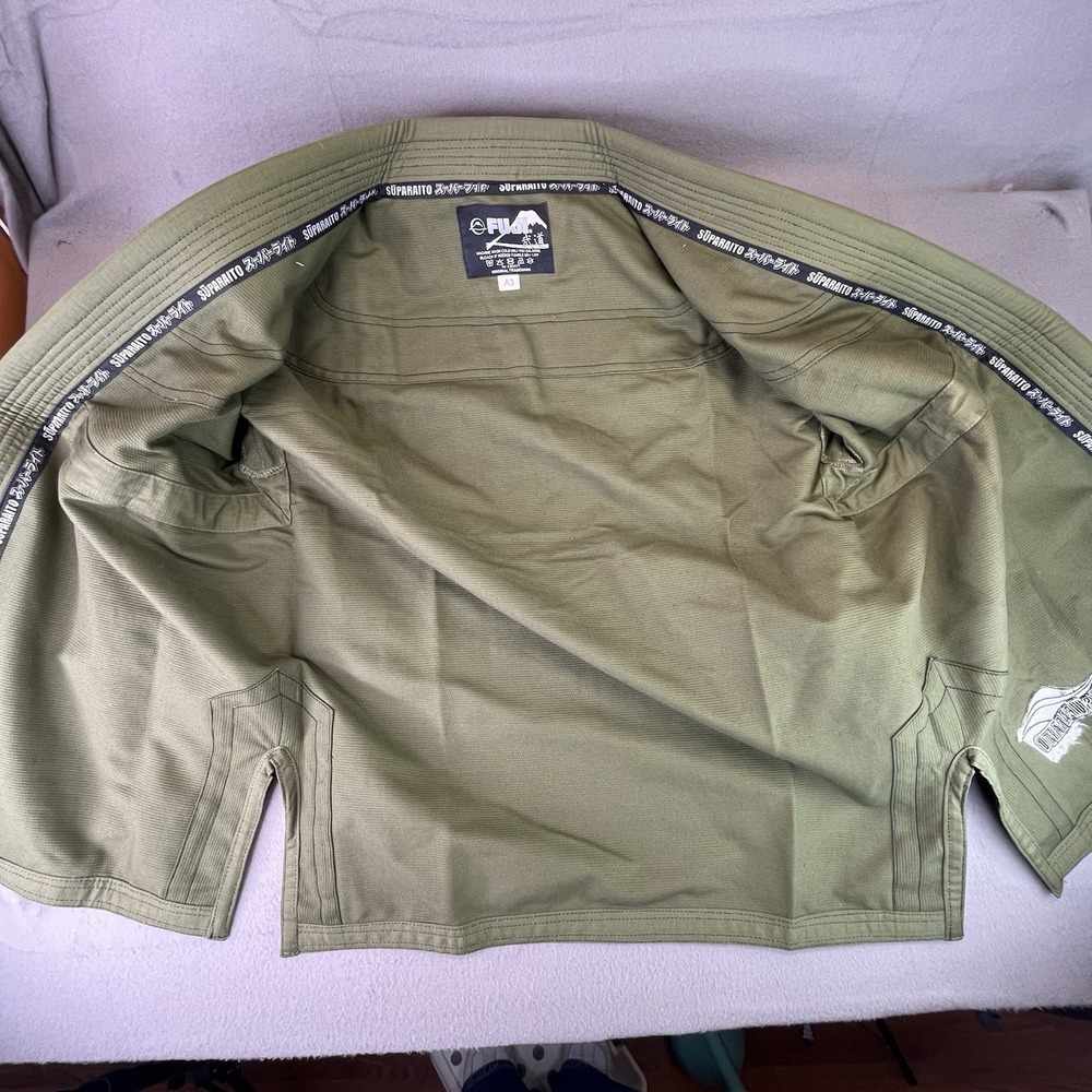 NWT Fuji Suparaito BJJ GI - A2L Army Green A3 GI & Gear - Picture 8 of 12